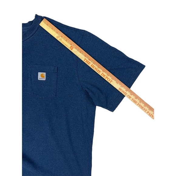 Carhartt Relaxed Fit Men Blue 1/4 Button‎ Pullover Shirt Size 3XL - Picture 5 of 7